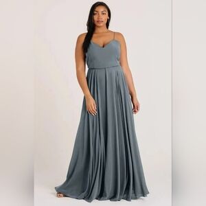 Jenny Yoo By Anthropologie Gown Bridesmaid Dress Long Size 26 New